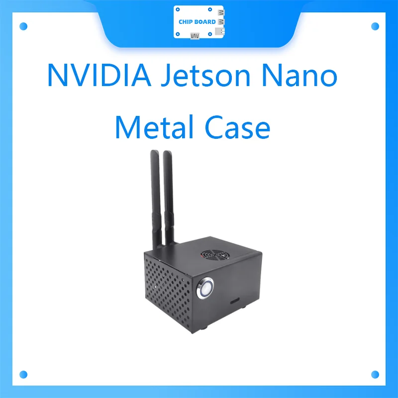 

NVIDIA Jetson Nano Metal Case / Enclosure with Power & Reset Control Switch for NVIDIA Jetson Nano Developer Kit