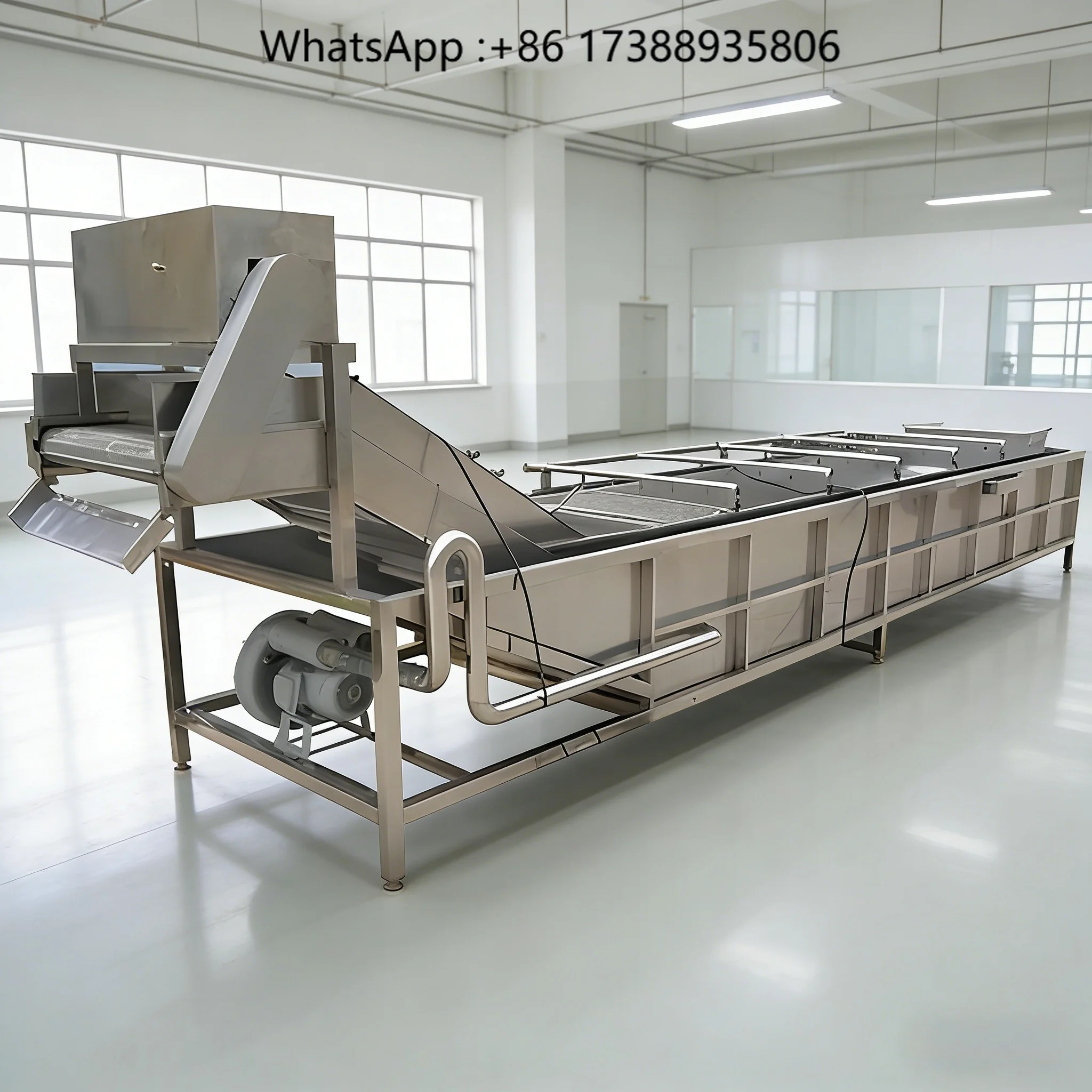 Vegetable Blanching Precooking Machine Vegetable Screw Blancher