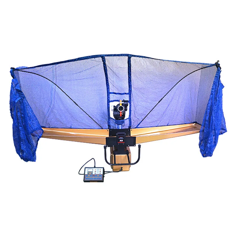 تيد ذكي الذاتي البرمجة سطح المكتب التلقائي الكرة قاذفة A9 كليب على تنس الطاولة الكرة آلة المنزل استخدام كرة بلاستيكية #5