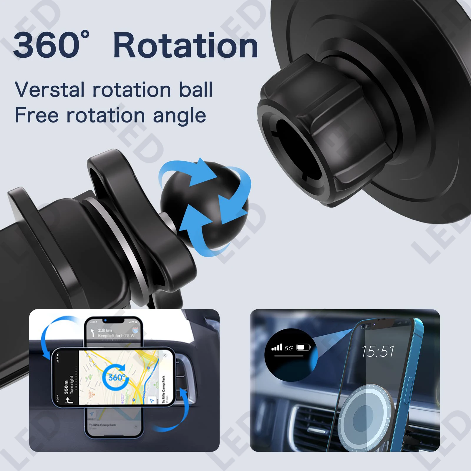 Thumbnail 2 - #18 Latest Magnetic Car Phone Holders Offers