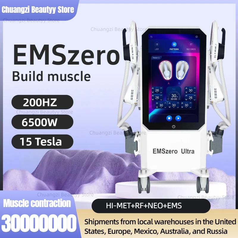 EMSzero Ultra Neo Muscle Stimulation Machine Body Sculpt HI-EMT RF Weight Lose Electromagnetic Slimming Machine