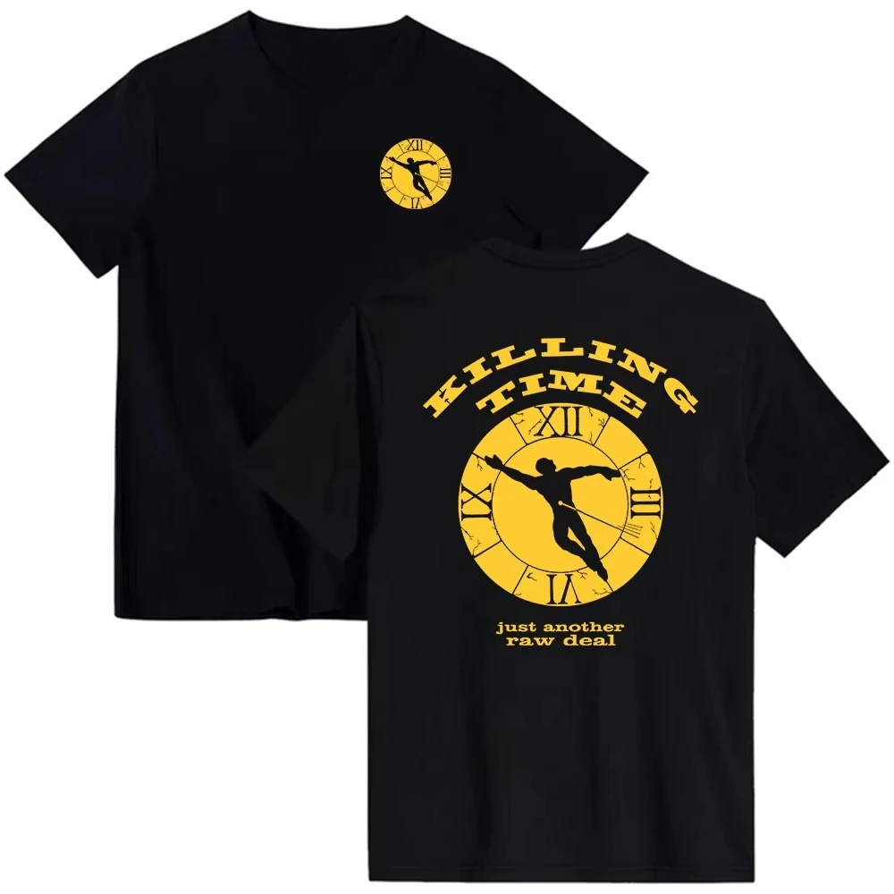 KILLING TIME RAW DEAL TEE Unisex Streetwear Casual Fashion Men/Women T-shirt O-neck Rock Band Street Style Tshirts Male