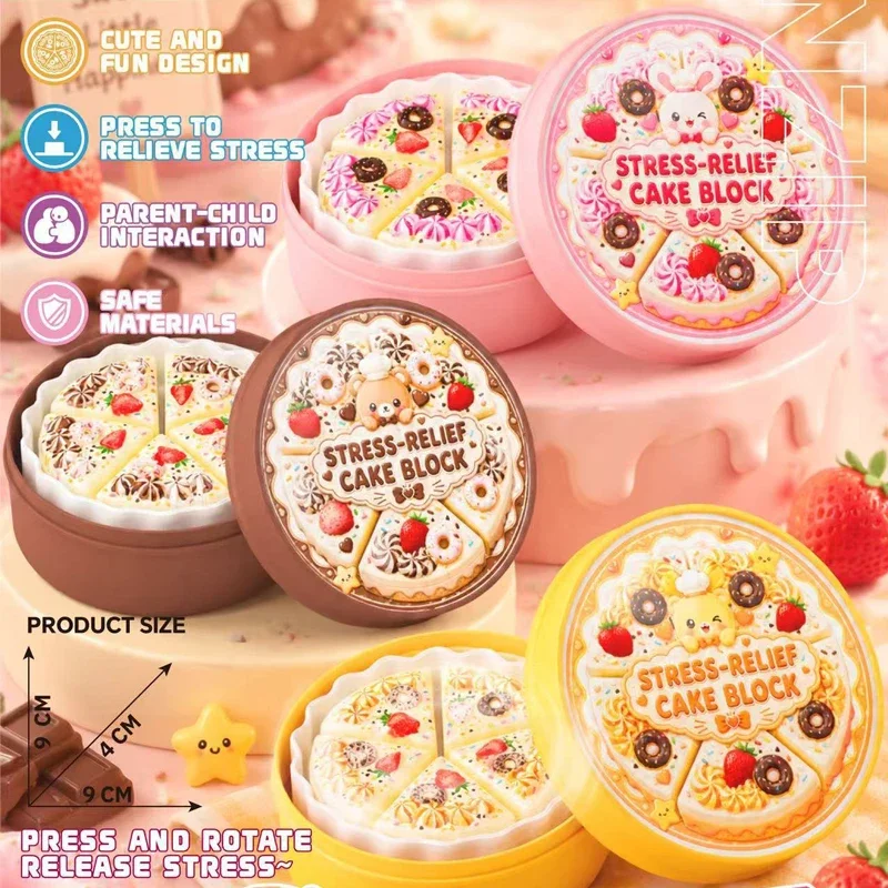 Finger Button Stress Relief Simulation Egg Tray Steamed Buns Cookie Box Sensory Push Button Clicker Party Interactive Toys Gift