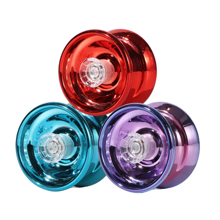 Children Beginners Aluminum Metal Yoyo Ball Professional Competitive Yoyoball High Speed Bearing Magic Yoyo for Kids Gift