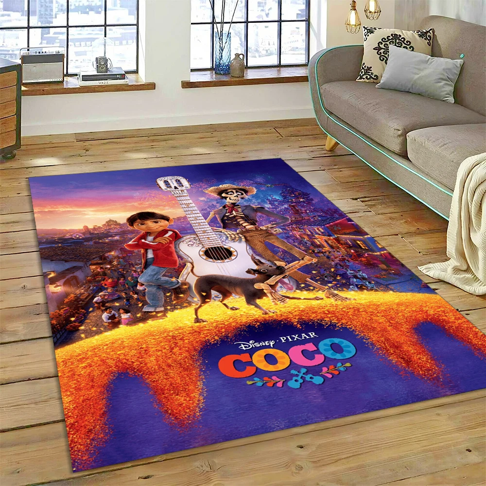 27 Style Cartoon Coco Day of The Dead Disney Carpet Rug for Bedroom Living Room Home Sofa Decoration,kids Large Decor Floor Mat