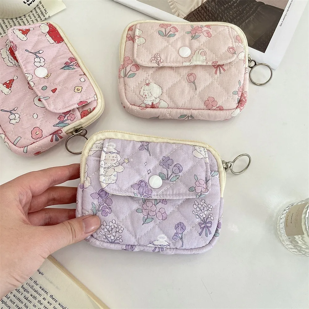 Cute Cartoon Small Travel Cosmetic Lipstick Earphone Card Portable Storage Bag Purse Women Gift Pouch In Make up Bags Organizer