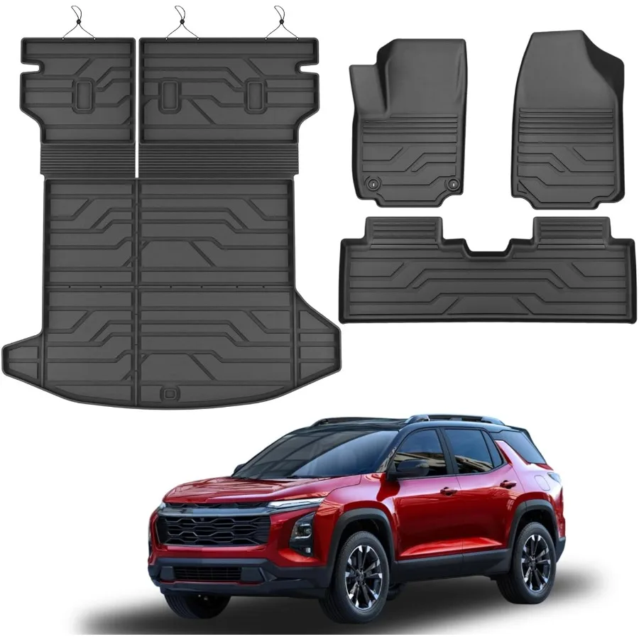 Floor Mats for 2025 2026 Chevy Equinox Only Gas GMC Terrain AllWeather TPE Custom Fit Floor Liners Car Accessories
