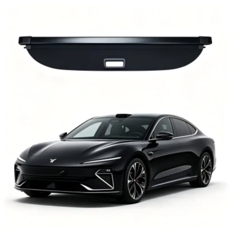 Car Trunk Cargo Cover, Rear Parcel Shelf Shade Shield, Luggage Privacy Blind for IM SL6 2025 New