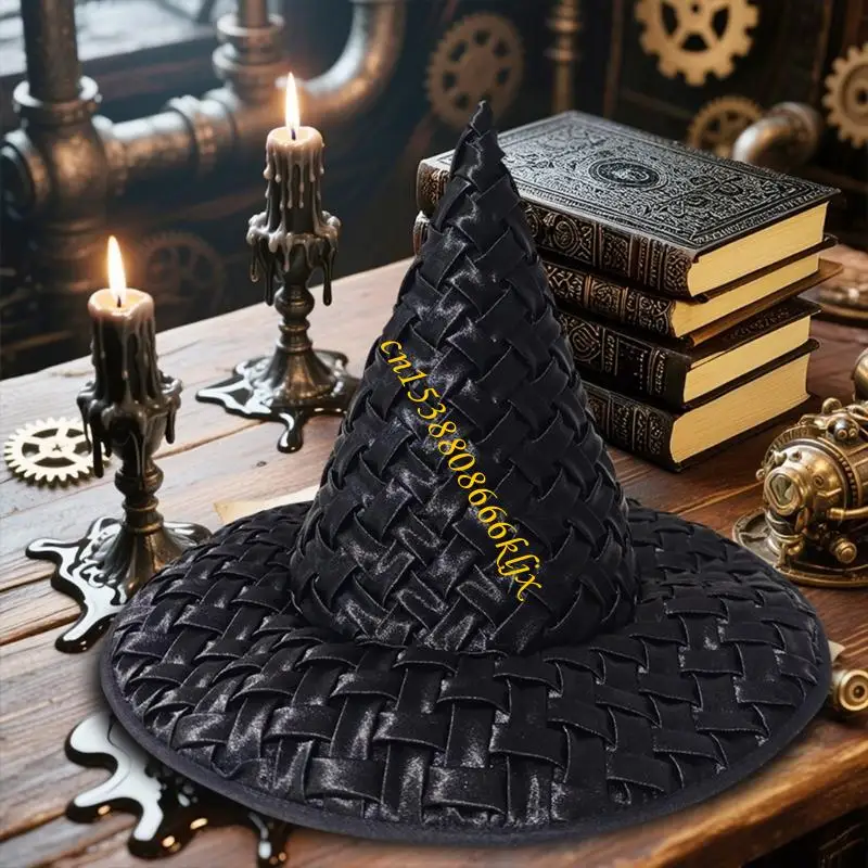 Twist Design Witch Witch Hat Premium Provium Polyester Material Arty For Birms