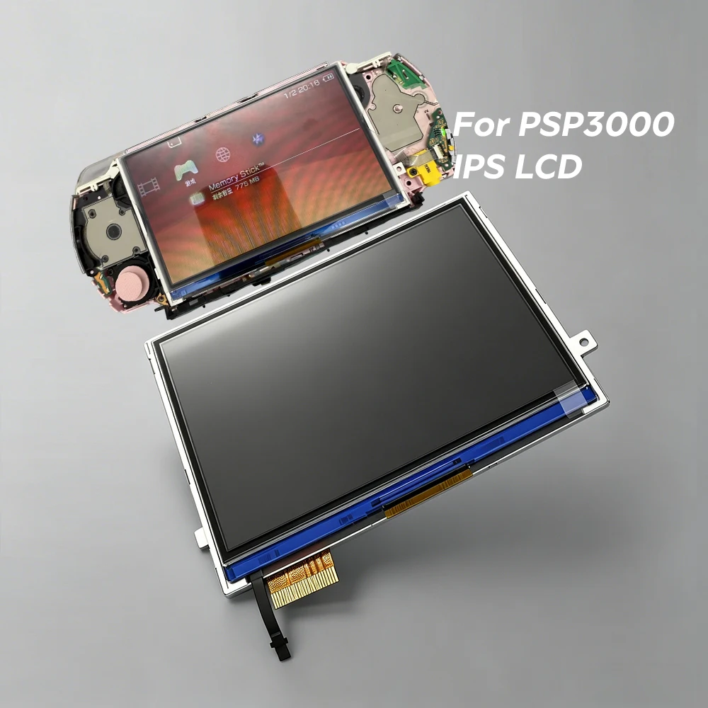 

New PSP3000 IPS LCD for Sony PSP 3000 Liquid Crystal Display Not Suitable for Toshiba LCD Screen 07g Motherboard