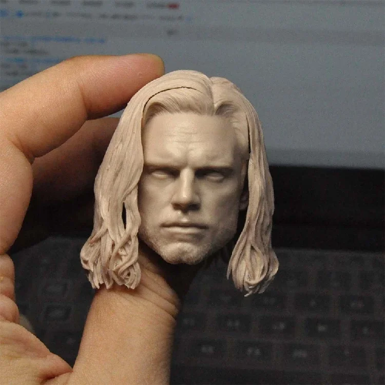 

1/6 Die-cast Resin Model Assembly Kit Winter Soldier Head Carving Model Toys (55 Mm) Unpainted Free Shipping