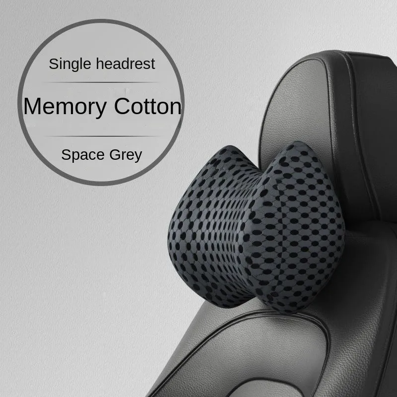 Car memory cotton neck pillow car waist back cushion driver pillow cushion car interior long driving not tired