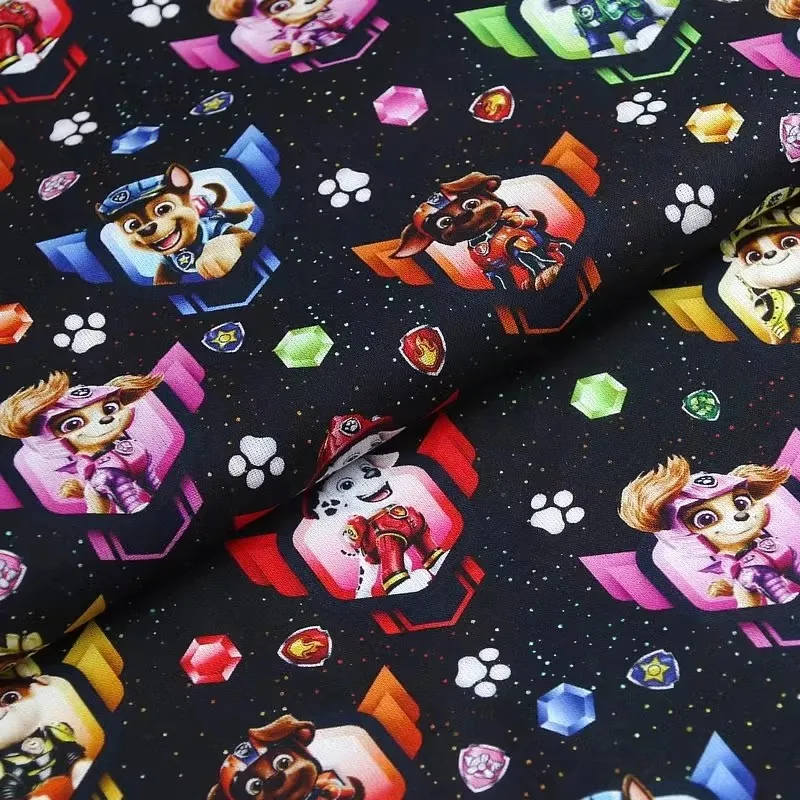 45X140cm Paw Patrol 100% Cotton Fabric For Sewing Patchwork Clothes DIY Quilting Needlework Material