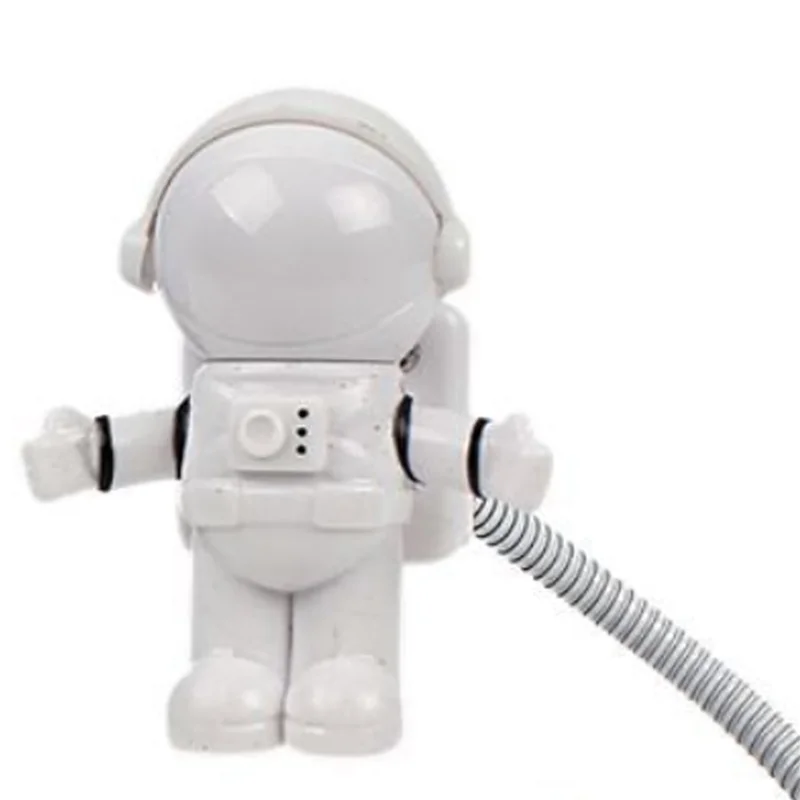 

ABMH-2X светодиодный USB ночник в форме астронавта, регулируемый складной светильник для компьютера, ПК, ноутбука, новинка, лампа космонавта