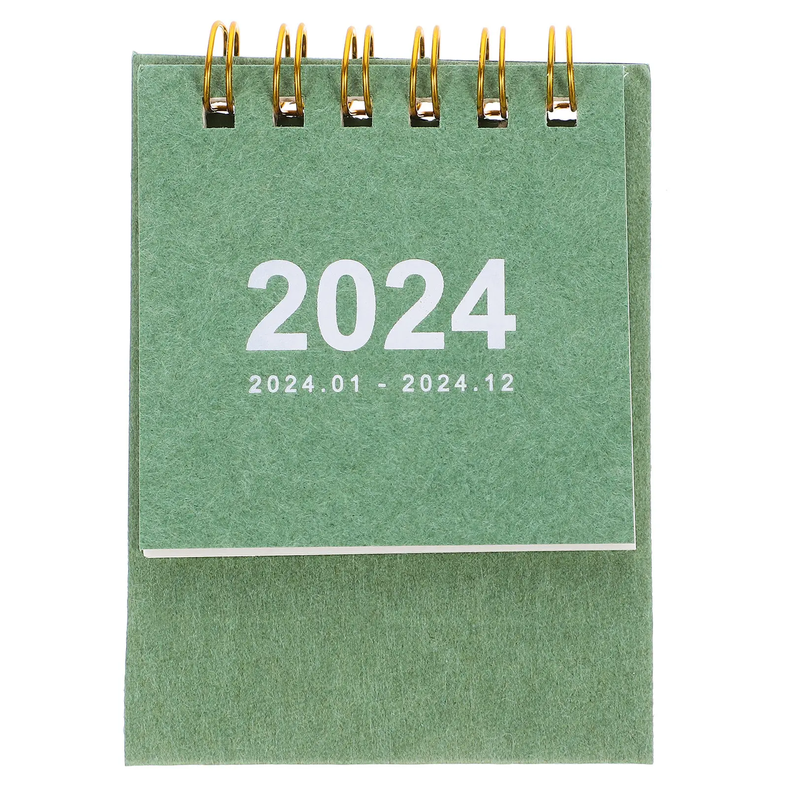 

Mini Desk Calendar 2024 Thick Paper Standing Monthly Flip Calendar Daily Use Office Home Accessories Scheduling Reminder Note