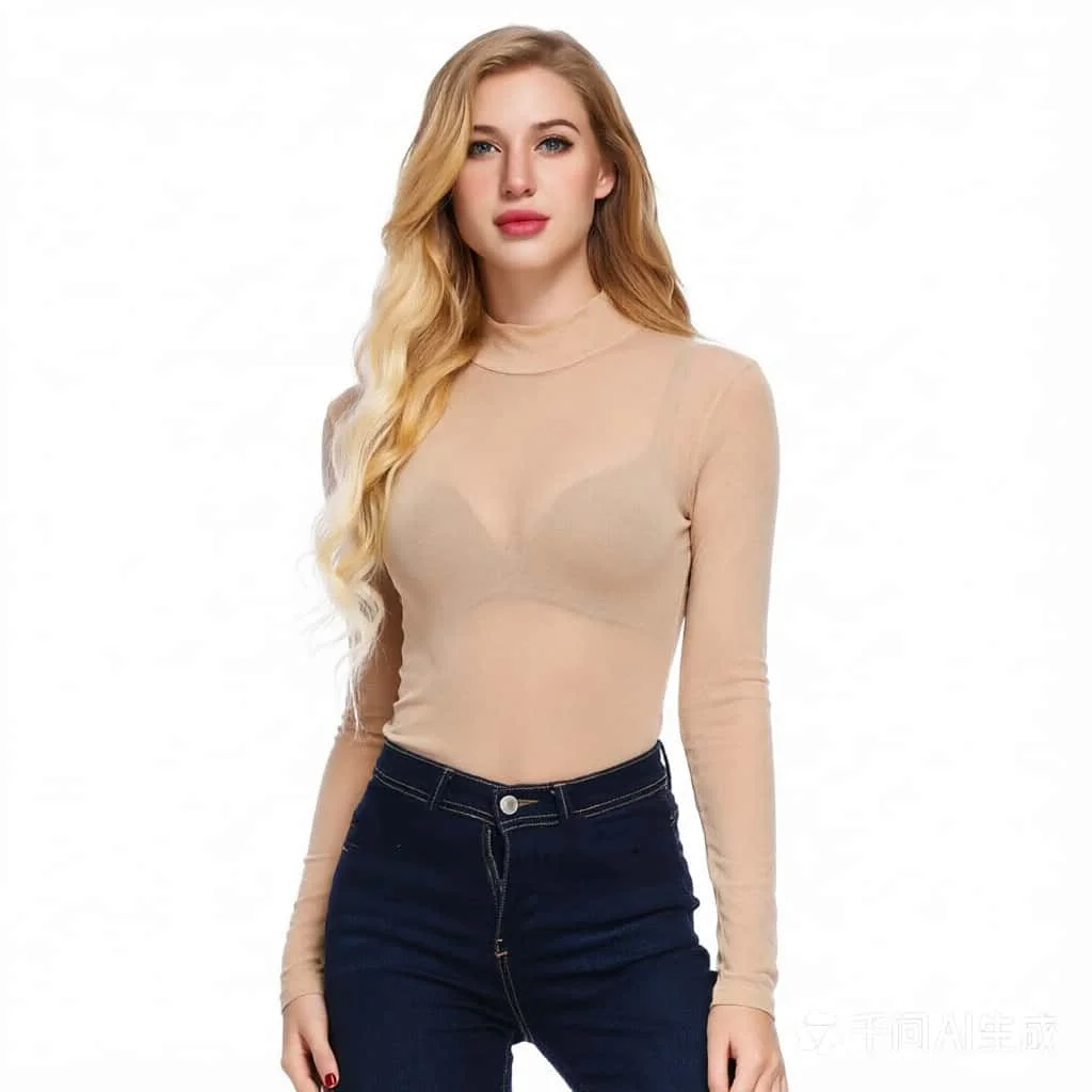FREEAUCE NEW Long Sleeve One-pieces Sheer Black Mesh Bodysuits Tops T Shirts for Woman Plus Size Sexy Body Suit Lingerie S-XXXL view 5
