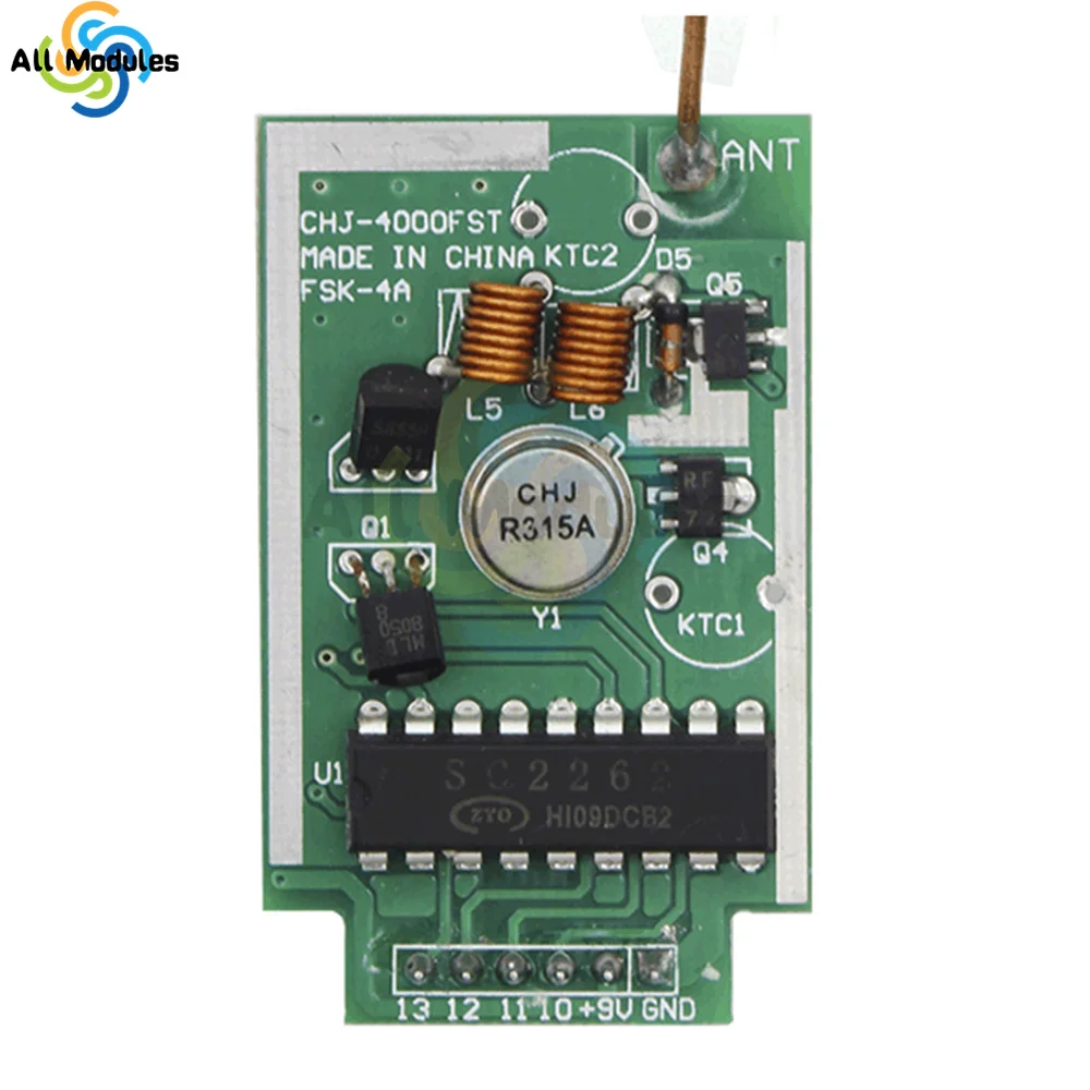 433MHz FST4000m Wireless Transmitter Module fst4000m High Power Remote Transmitter Module