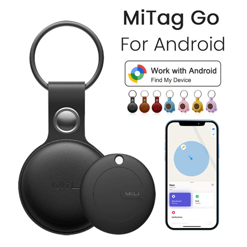 1-4Pcs MiLi Mitag Go GPS Tracker Google Find My Android Finder Compatible with Google Find Hub (Android Only) Key Wallet Finder image 2