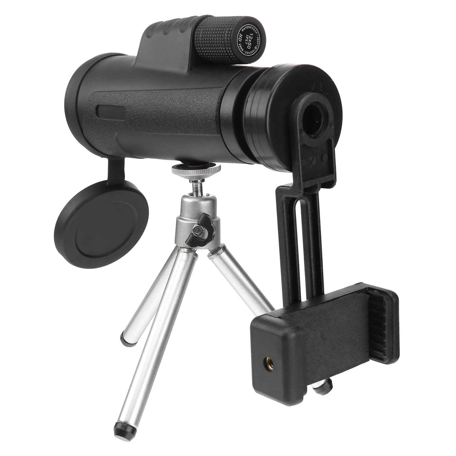 

1Pcs Telescope 12x50 Portable Single-Tube Tripod Phone Holder Wireless Controller High Magnification Bird Watching Hd