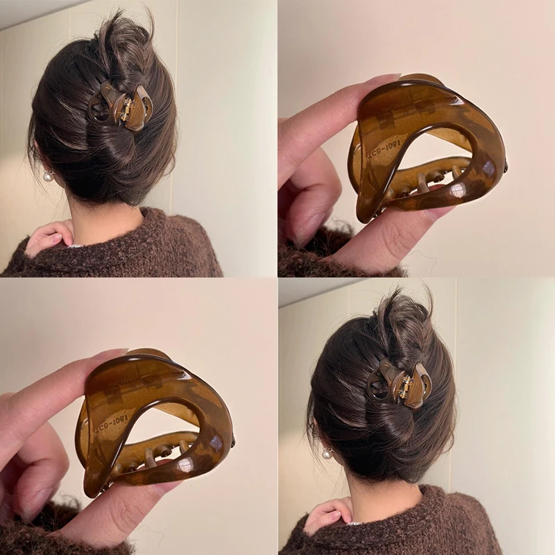 

Unique Pumpkin aped Hair Claw Clip for Women New Sle High End Feeling Hair Accories for Thin Hair at Ba of Head ar...