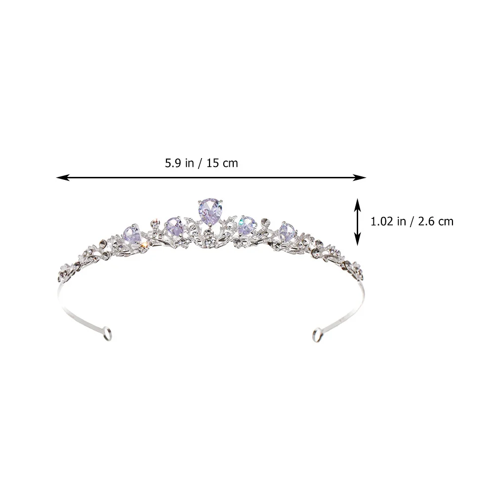 

Rhinestone Small Crown Bridal Tiara Wedding Headpiece Bride Crown Hair Accessories Elegant Bridal Headdress Crystal Hair Band