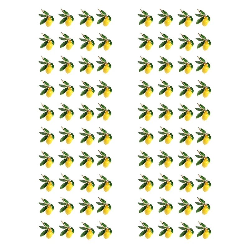 

【NEW】Napkin Rings Set Of 80,Lemon Wedding Napkin Holder Gold Napkin Buckle For Table Decor Parties Holiday Family Gathering