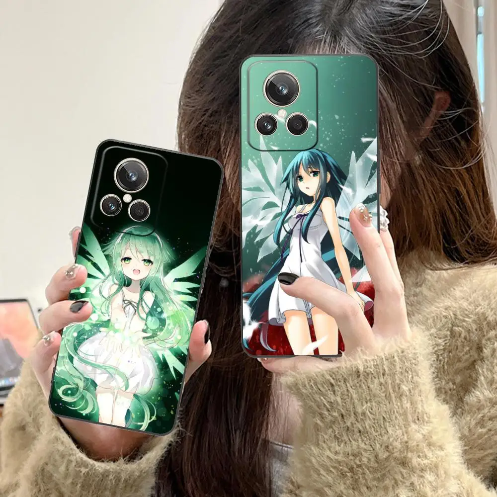 Saya no Uta حافظة هاتف محمول لهاتف Realme 15 14 13 12 11 10 9 Pro Plus T i Lite 5G غطاء طباعة ملون غطاء فاخر جميل