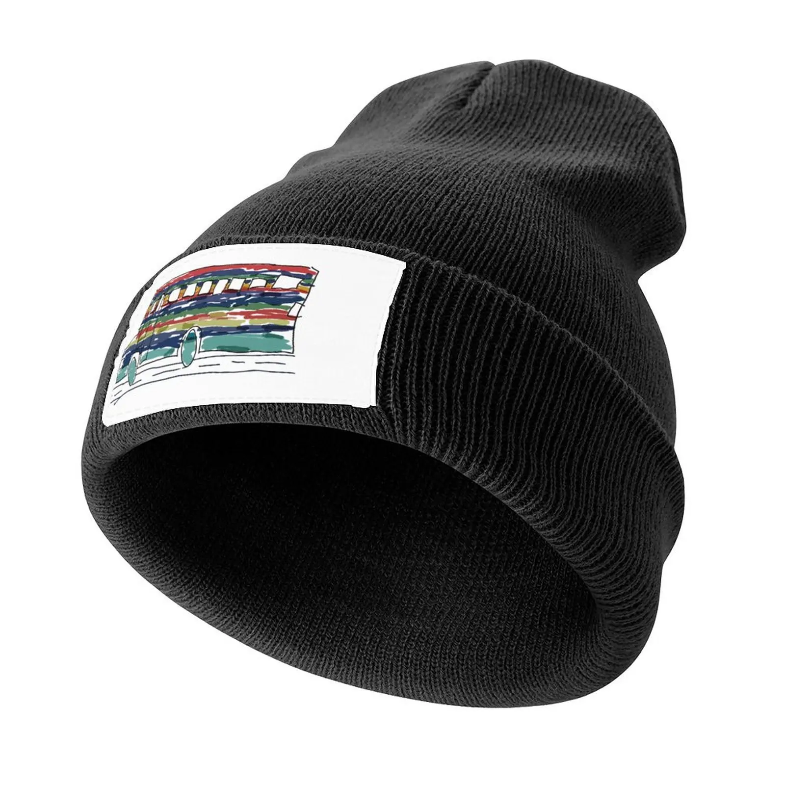 Rainbow Bus - Team Truman Knitted Cap Cosplay Fashion Beach New In The Hat fashionable Boy Child Women's