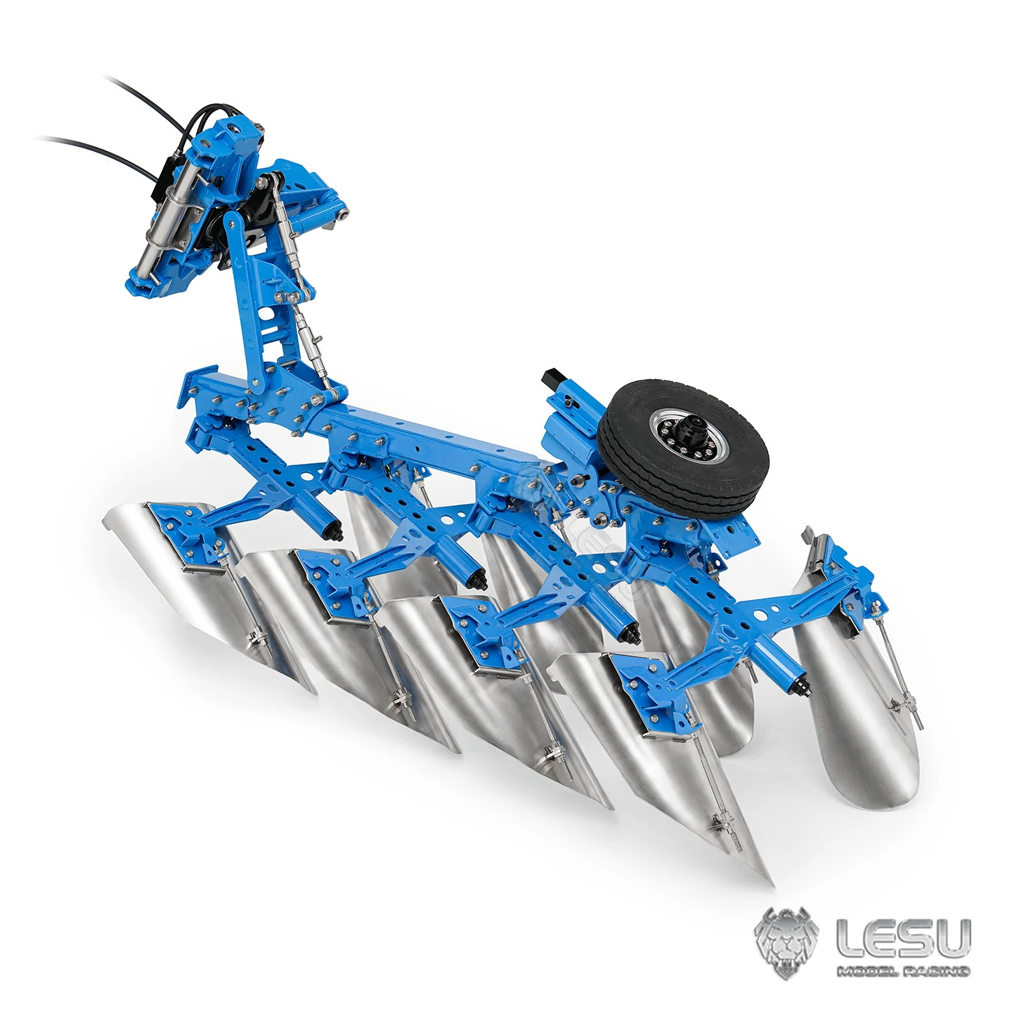 LESU Model for LaserSpeed 1/14 Tractor-Attached Hydraulic Bidirectional Plow AT-C0072 Metal Tractor Attachment Rc Accessories view 5