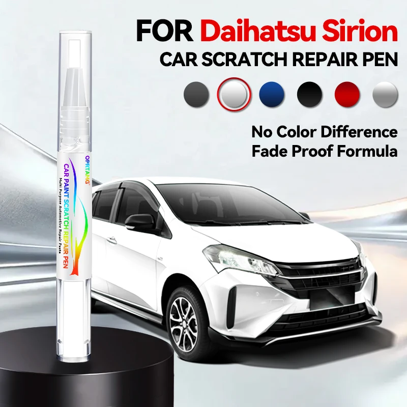 

Ручка-корректор для ремонта автомобильной краски (1996-2026 Daihatsu Sirion), аксессуары для устранения царапин, цвета: белый, черный, серебристый