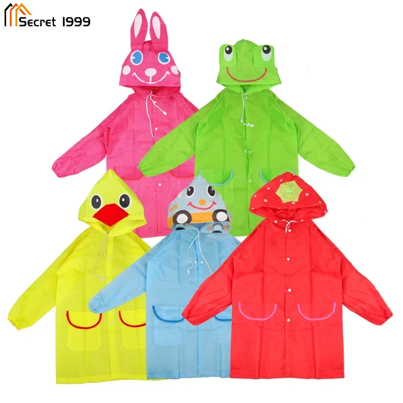 Raincoat Kids Cartoon Animal Style Waterproof Kids Raincoat Baby Raincoat for Children Rain Coat Rainwear Rain Coat Kids