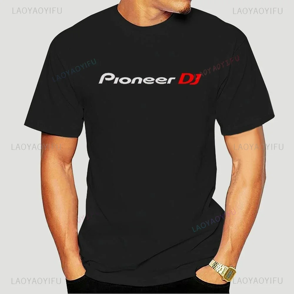 PIONEER DJ TsHIRT  CDJ DDJ DJM 2000 1000 NEXUS Play Man Tshirt Funny Funny Tops Anime  Streetwear Men Casual Male Short Sleeve