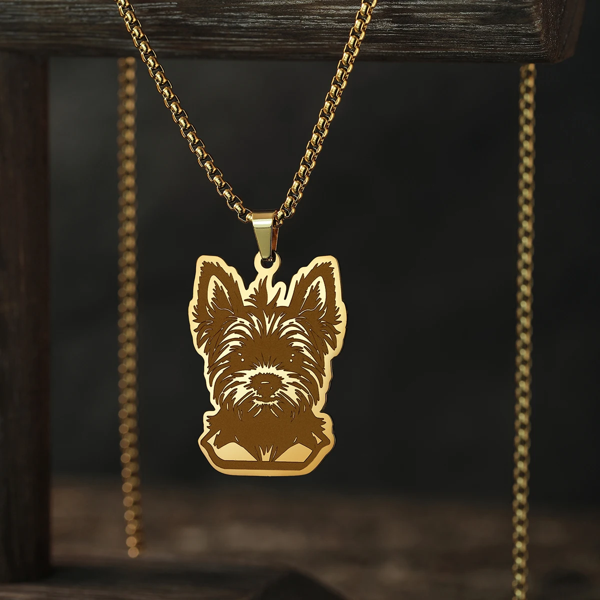 Chandler Yorkshire Terrier Pendant Necklace for Women Men Jewelry Accessories Cute Neck Chain Necklace Birthday Gifts