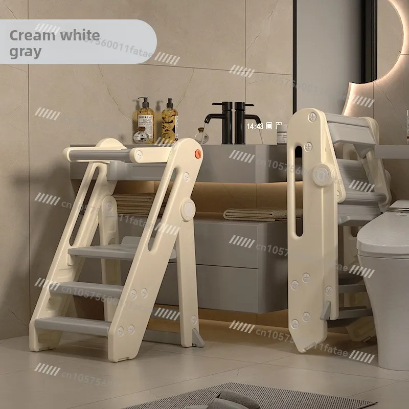 Learning Tower Baby Wash Table Ladder Stool Foldable Children's Climbing Foot Stool Baby Hand Wash Stairs