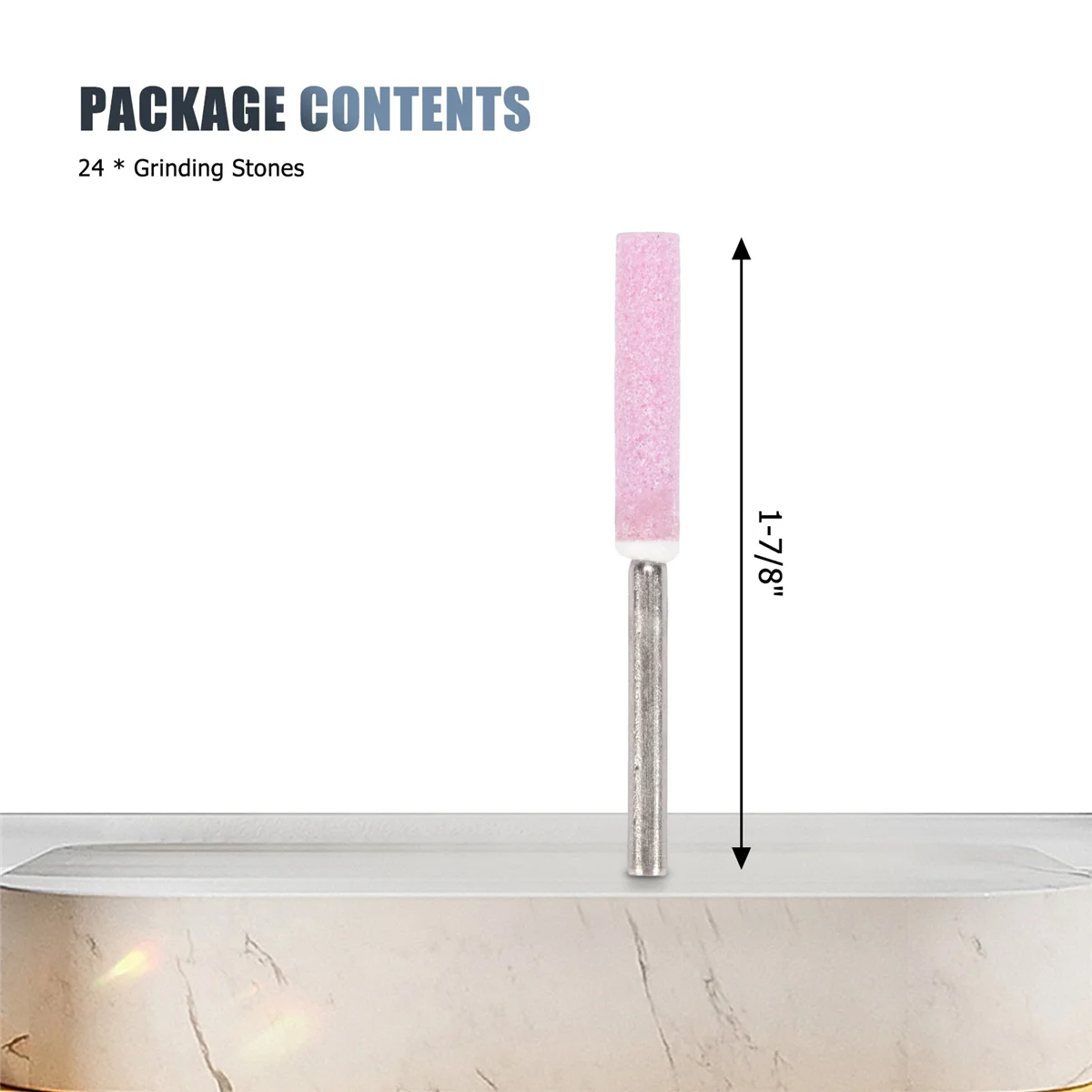 BVBV 24 حزمة بالمنشار مبراة طحن الحجارة تلميع أداة تجليخ لمبراة المنشار 3X4.8mm