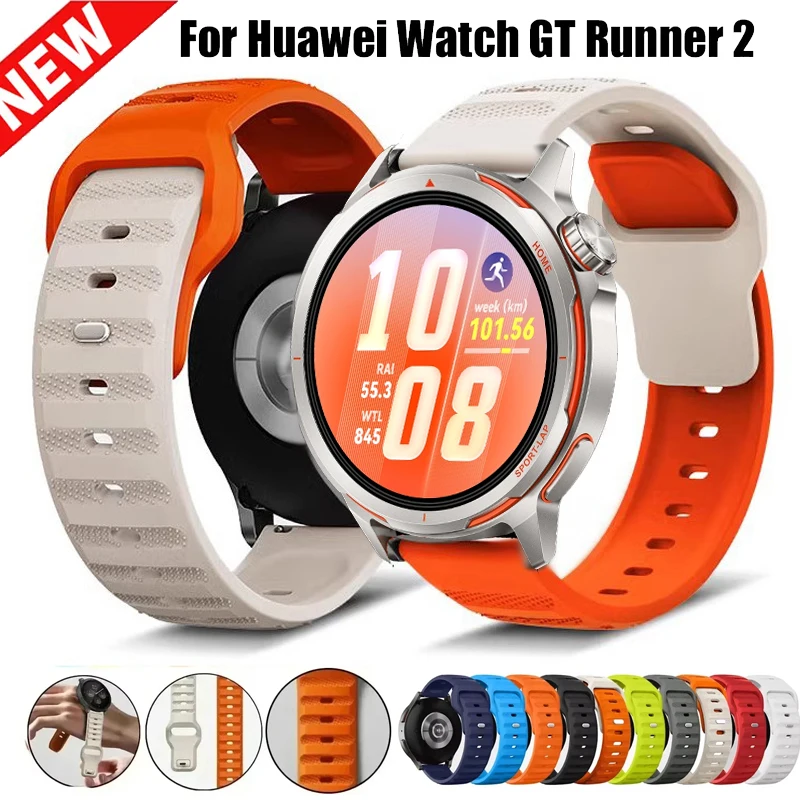 �y�Z�[�����z20mm 22mm�V���R���X�g���b�v Huawei Watch GT Runner 2 �X�|�[�c�o���h Huawei GT 6 5 4 3 2 46mm 42mm/GT3 Pro 43mm 46mm/Ultimate 2�Ή�