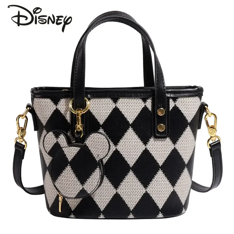 Disney-Sac à bandoulière grande capacité pour femme, sac à main pour fille, sac à provisions portable, mode avancée, populaire, nouveau, 2023