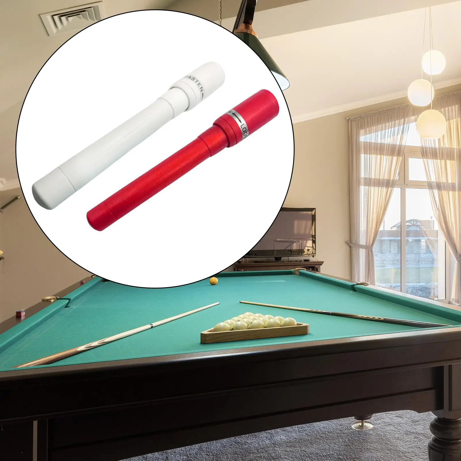 

Pool Cue Accessories Universal 30cm Extension Sleeve for Billiard Stick and Snooker Cue Lengthened Device