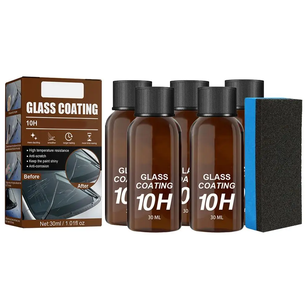 

1/3/5 шт. автомобильное стекло покрытие против царапин супер гидрофобное стекло набор полисилилоксановый нано материал набор для полировки ухода за автомобилем