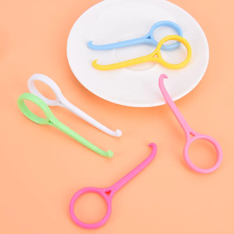 Plástico Dental Tool Hook, Alinhador Ortodôntico, Remover Aparelhos Removíveis Invisíveis, Limpar Oral Care Tool, 1Pc