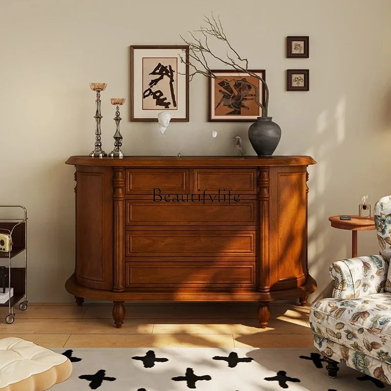 

entrance cabinet entrance foyer decorative cabinet middle antique retro side