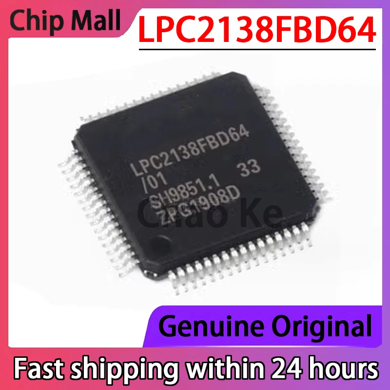 1PCS Original Stock LPC2138FBD64 LPC2138FBD64/01 Package QFP64 Microcontroller Integrated Embedded IC Chip