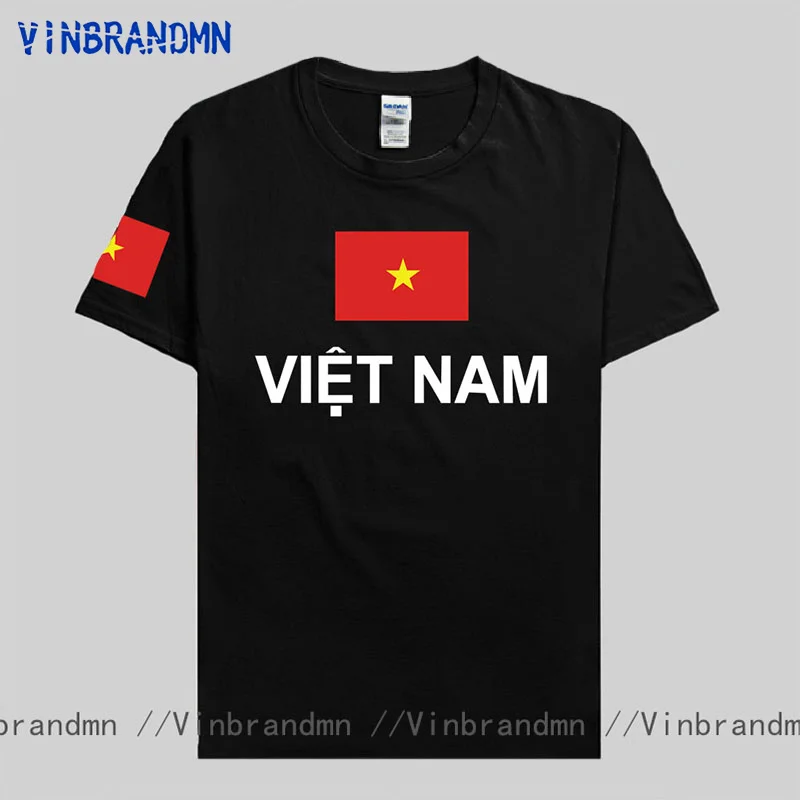 VietNam Mens T Shirt VietNamese Jerseys Nation News Tees Cotton T-shirt Short Sleeve Fitness Clothing Country Flag Viet Nam Tops