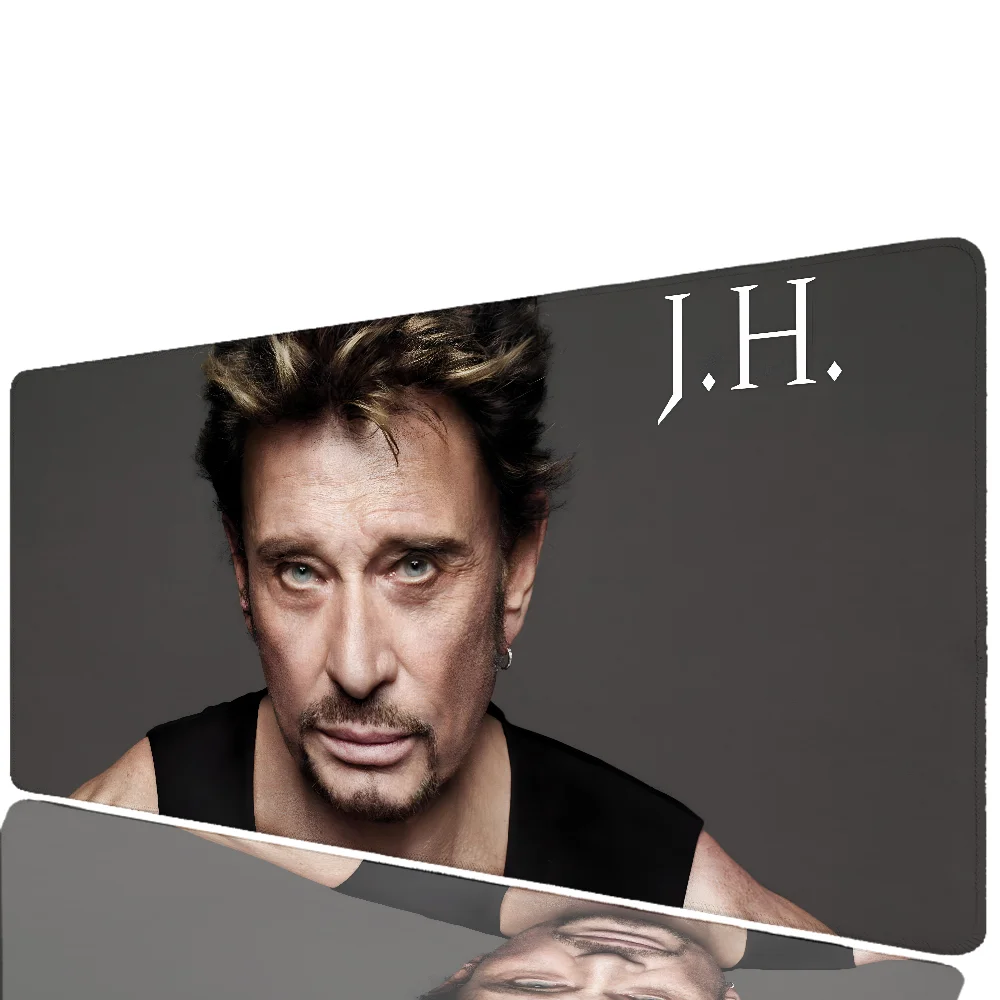 حصيرة ماوس Johnny Hallyday مع وسادة ، ملحقات مكتب للألعاب ، حصيرة حشوة لوحة مفاتيح رئيسية ، XXL ، 1 144