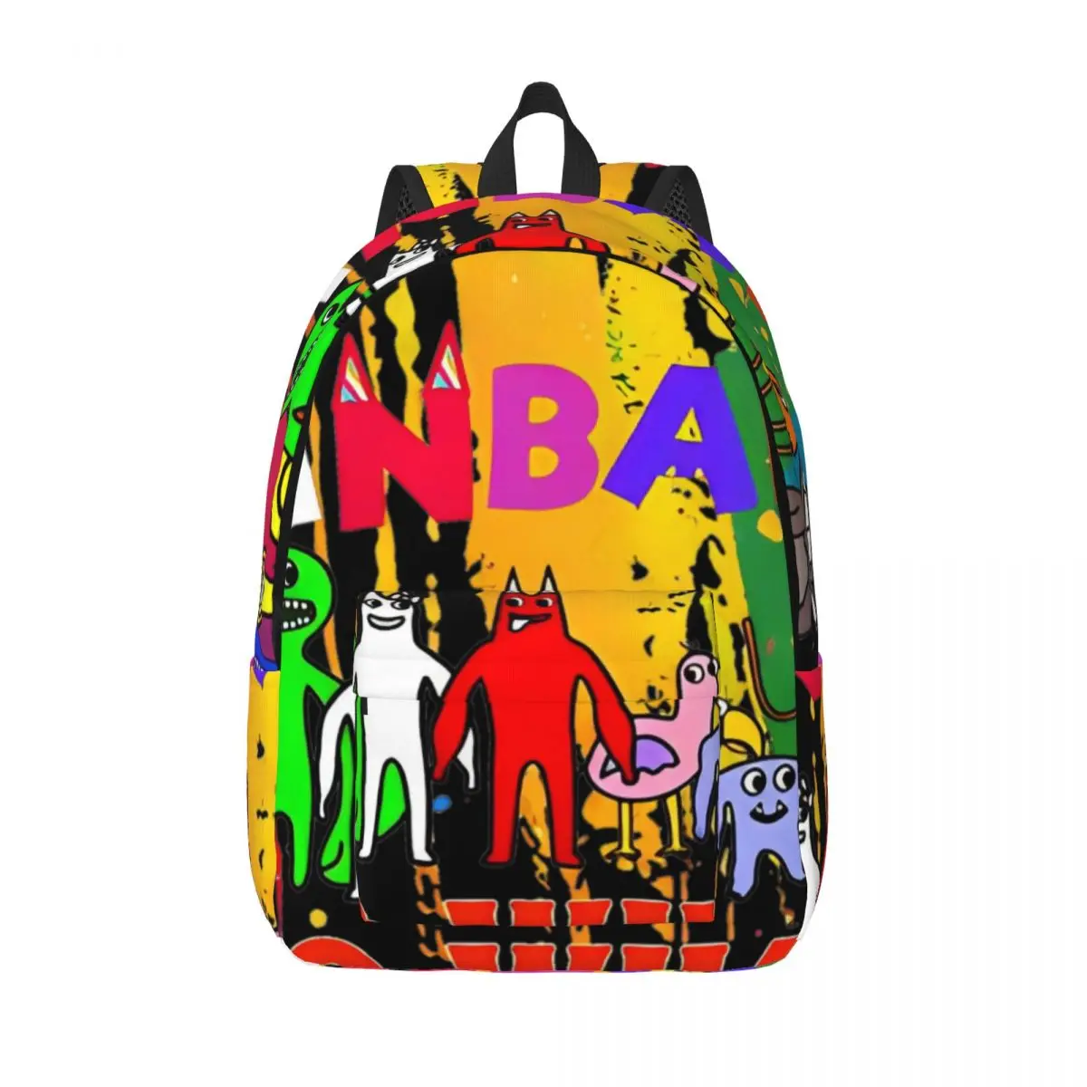 

Garten Of Banban Characters Colorful for Teens Student School Bookbag Canvas Daypack Elementary High College Lightweight