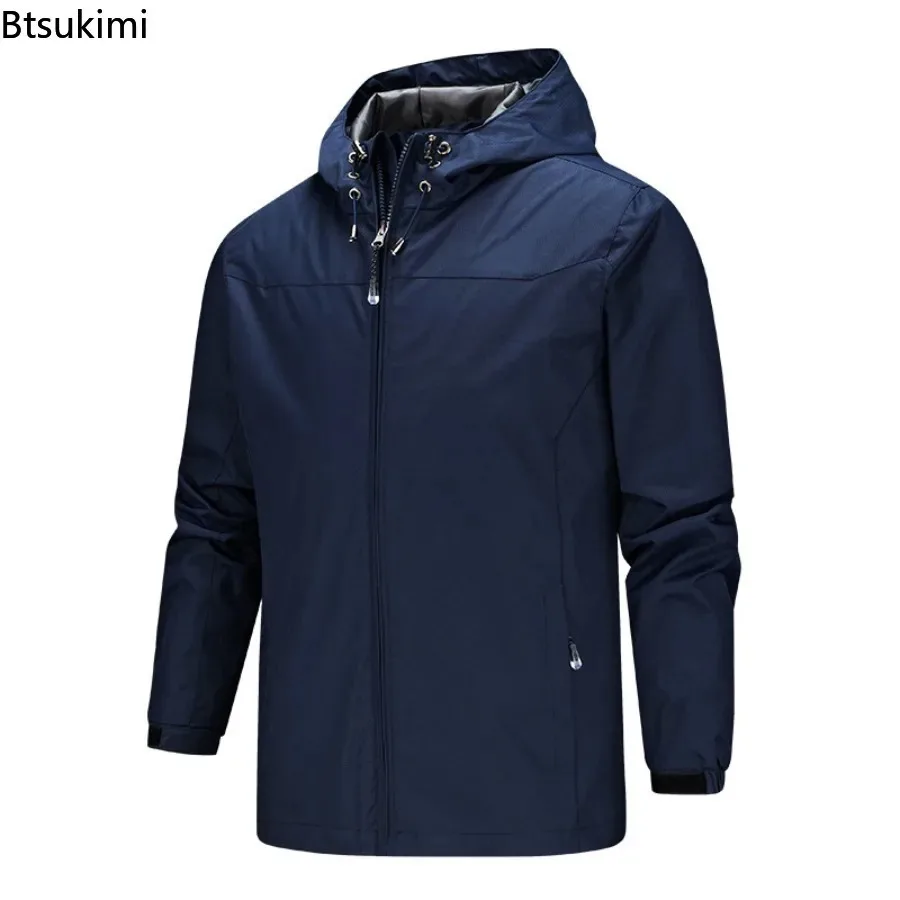 Outdoor Jackets for Men Waterproof Breathable Casual Coats Spring Autumn Men Windbreaker Jackets Cycling Mountaineering Clothes