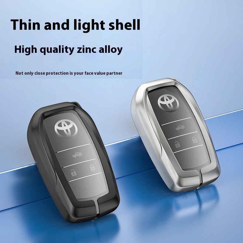 High quality zinc alloy car remote control key housing suitable for Toyota Corolla Camry RAV4 Ruizhi Crown car