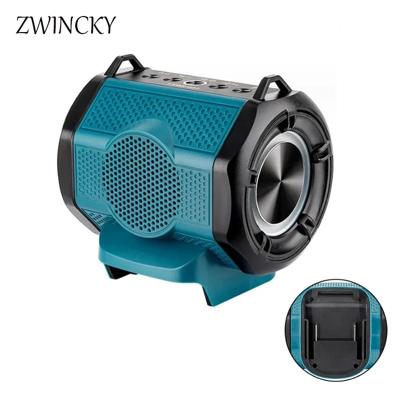 Przenośny głośnik Bluetooth dla wzmacniacza głośnikowego Makita 18V z baterią litową z ładowaniem portu rodzaj USB do biwakowania