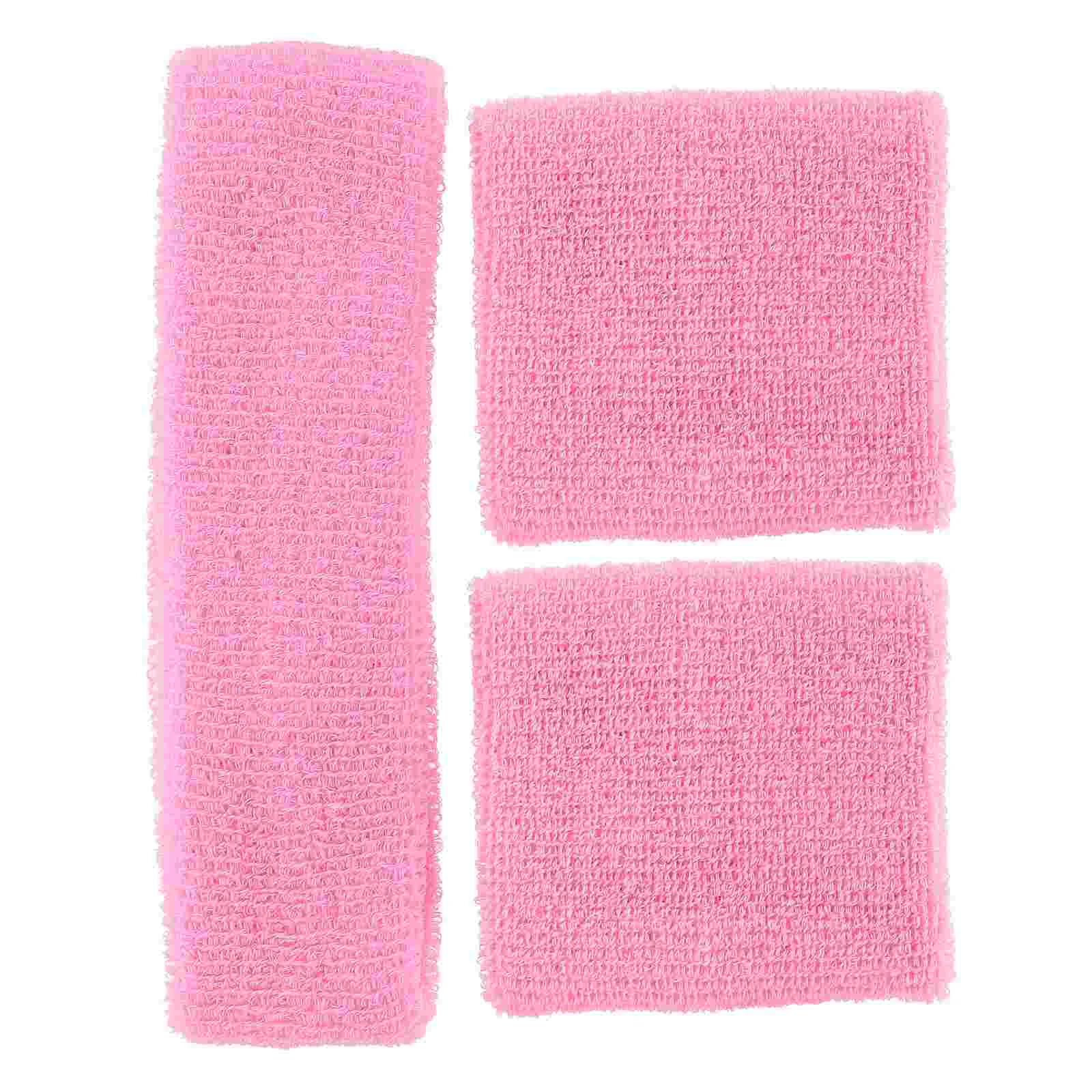 

Sports Headband Wristband Set Fitness Accessories Emulsion Cotton Latex Sweatbands Straps Elastic Wrist Guard Anti sweat