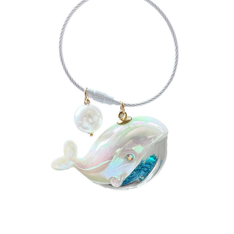 Porte-clés baleine mignon DolDave pour hommes et femmes, porte-clés animal marin, beurre, Kawaii, clé de voiture, accessoires de couple, bijoux de sac